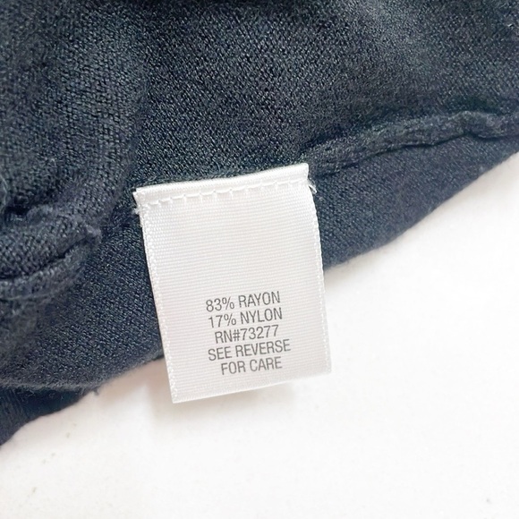 Apt. 9 black cropped knit cardigan - Picture 4 of 4